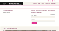 Desktop Screenshot of nhrollerderby.com
