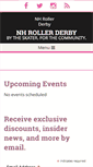 Mobile Screenshot of nhrollerderby.com